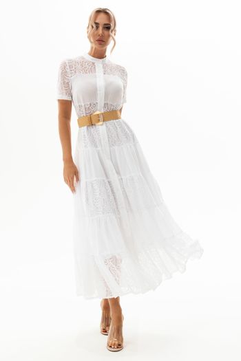 4917 платье белый