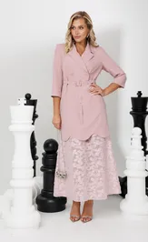 Dress Мублиз 363 rozovyj