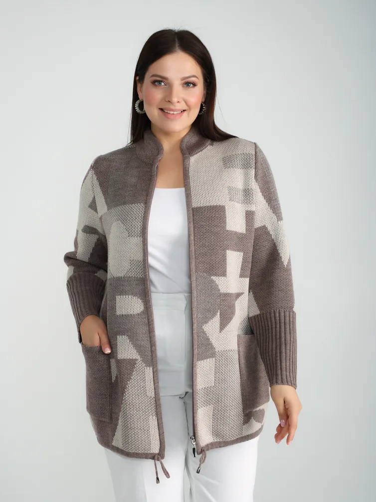 Cardigan BONADI #1982 kapuchino