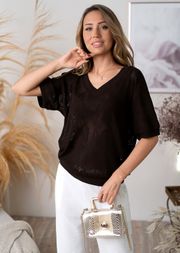 Blouse nika.pl #0305306 Hajdan-53 shokoladnyj