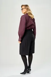 Blouse Ava fashion #M-235 bordovyj