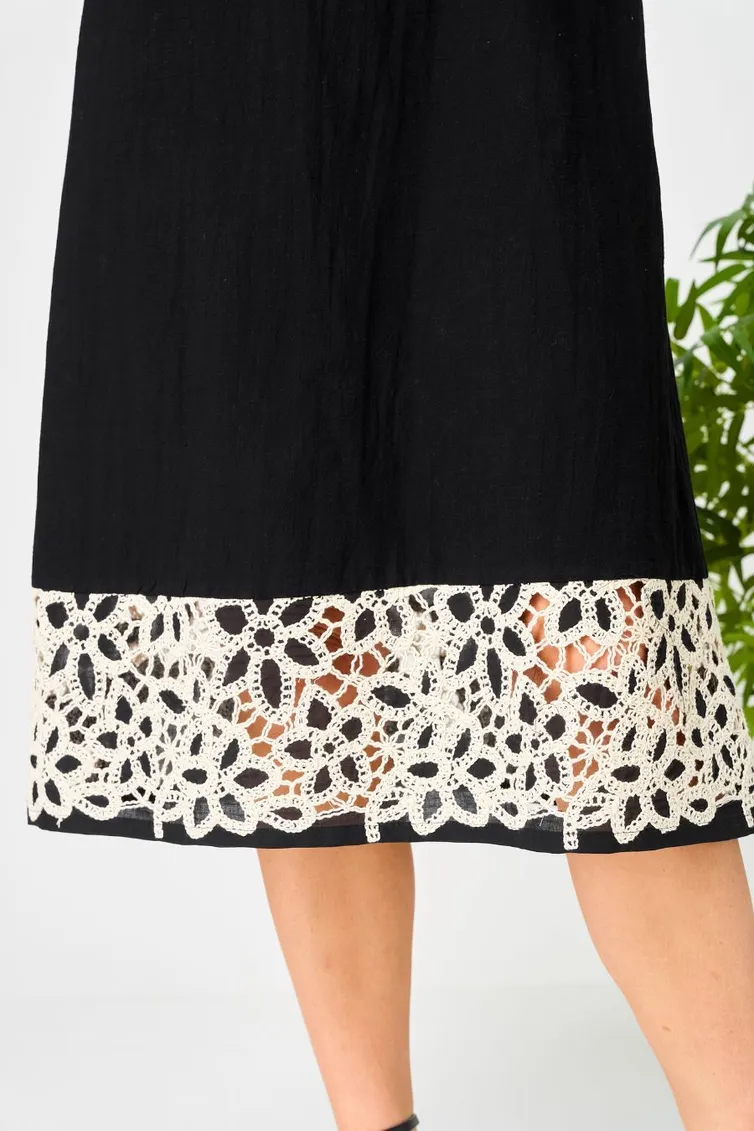 Sukienka Ava fashion #M-193 chernyj
