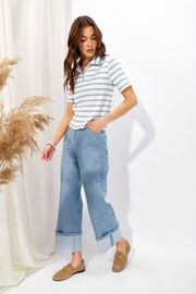 Джемпер Люше арт. 4344 голубой