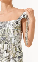 Dress Romgil RT0143-VI4 molochnyj, svetlyj xaki,chernyj
