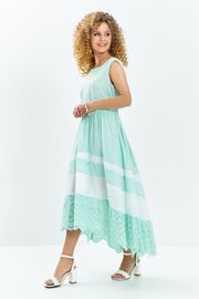 Dress Euromoda #712 myatnyj-belyj