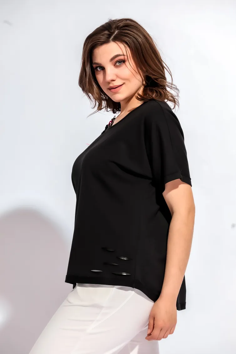 Blouse BegiModa #4003 chernyj