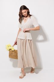 Платье Люше арт. 4378 бежевый