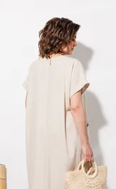 Sukienka Anastasia MAK 1326 bezhevyj