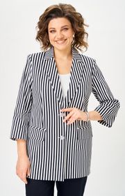 Костюм БелЭльСтиль арт. 762-324/609-323 синий принт