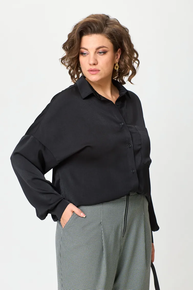 Garnitur Michel Chic #1402 chernyj, kletka