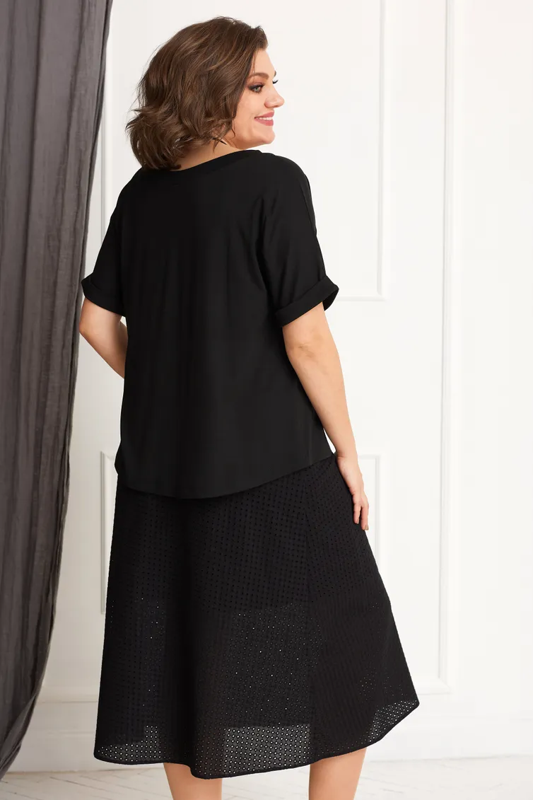 Spódnica BegiModa #5012 chyornyj