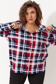 Рубашка BegiModa арт. 4103 красная клетка