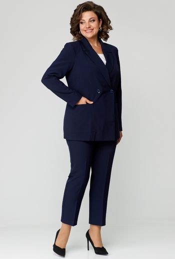 1141 костюм синий на подкладке