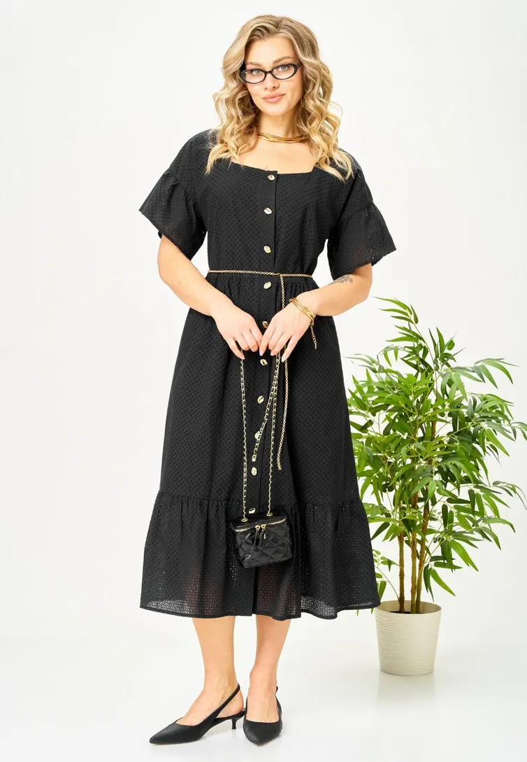 Dress Ava fashion #M-189 chernyj