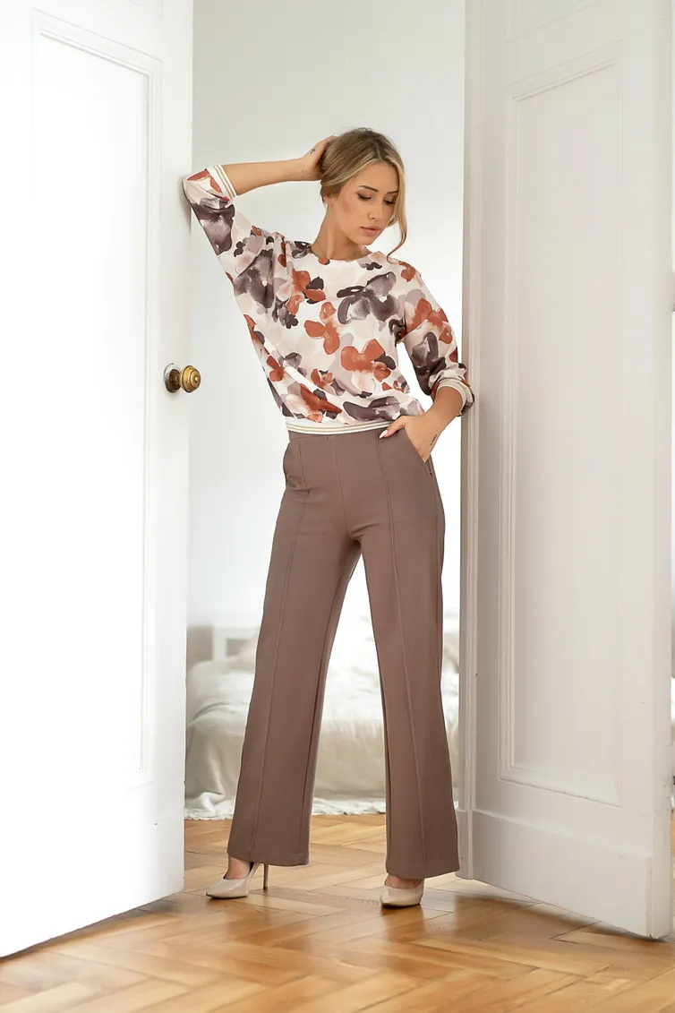 Trousers nika.pl #0303001 Hajdan-30 bezhevyj