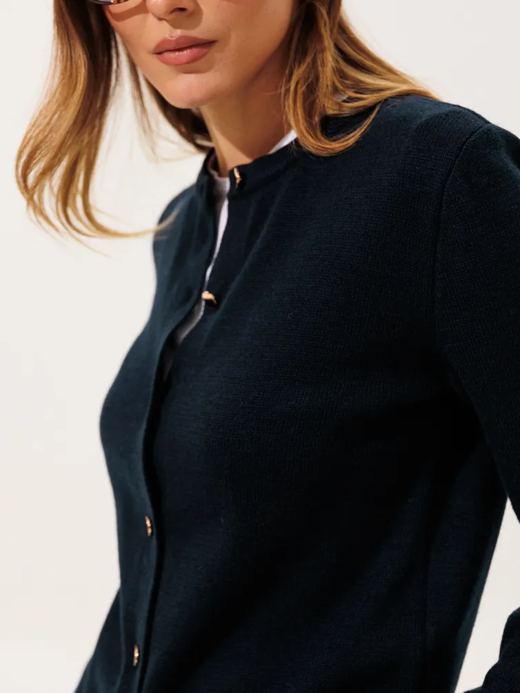 Sweter Romgil #RV0467-ShE5 temno-sinij