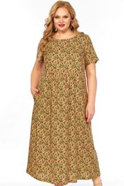 Sukienka LadyThreeStars #2681 yantarnyj