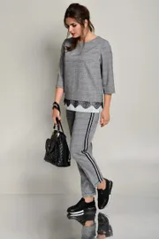 Блузка Roma Moda арт. М446 диз. клетка