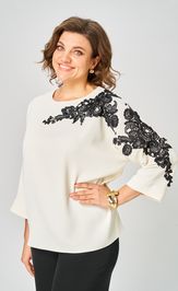 Блузка Rumoda 2277 дл.р молочный