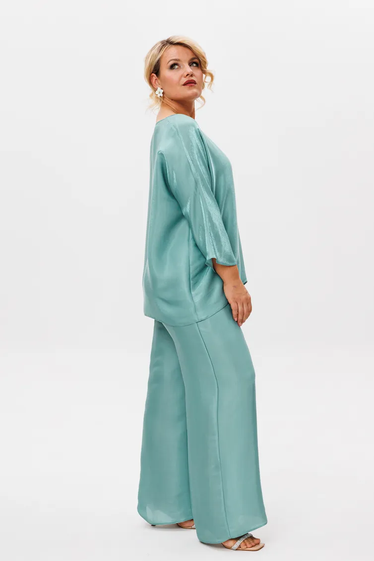 Костюм Anastasia арт. 1228 изумрудный жемчуг