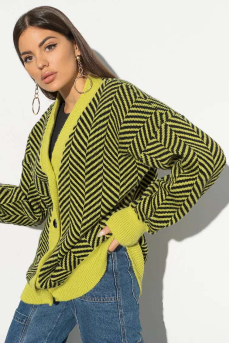 Sweter CHARUTTI #Xozyajka Instagrama (lime)