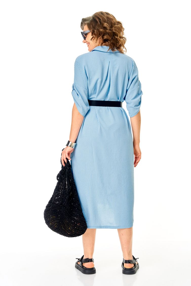 Sukienka Michel Chic #2167 goluboj