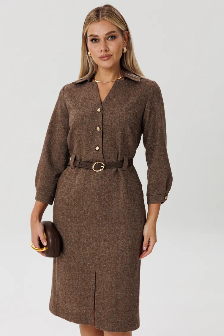 Dress Verita moda #N-2419 korichnevyj