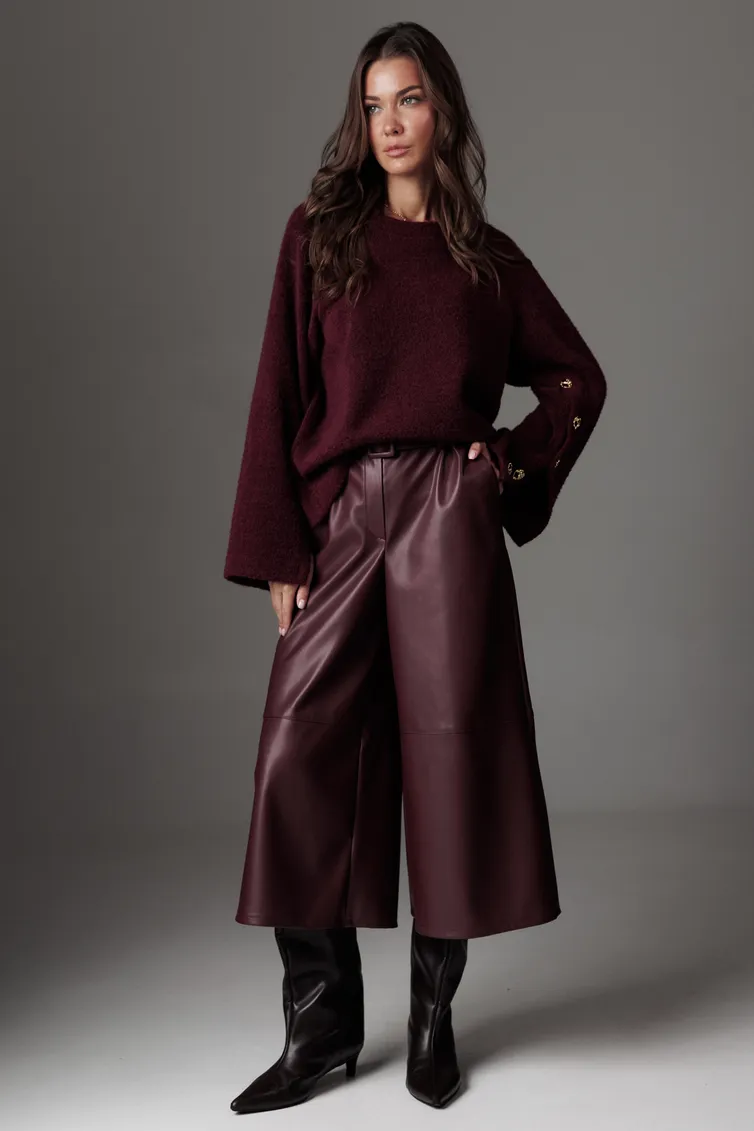 Spodnie Lyushe #4520 bordo