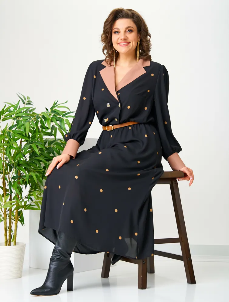 Sukienka Ava fashion #M-104 chernyj