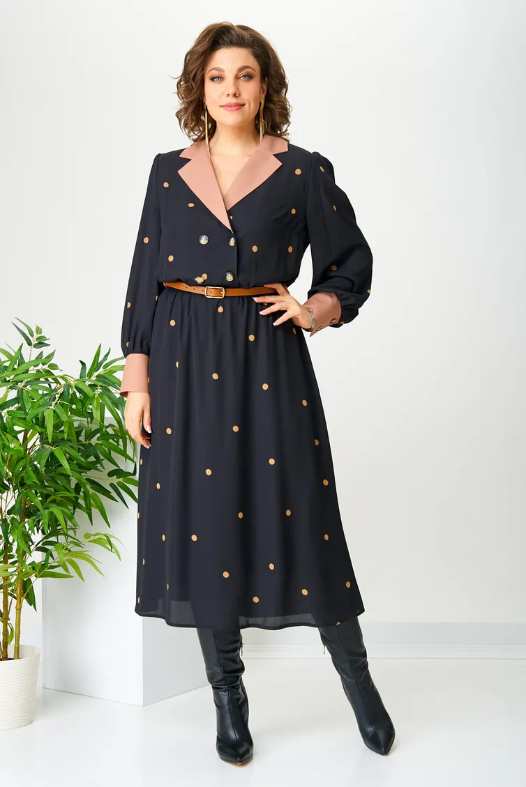 Sukienka Ava fashion #M-104 chernyj