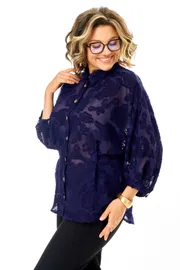 Блуза Michel Chic арт. 802 син