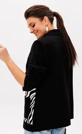 Жакет Anelli Laurel 1524 урбан зебра