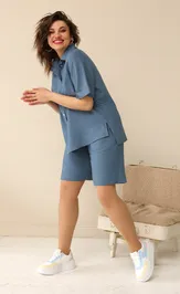 Блуза BegiModa 4034 джинс