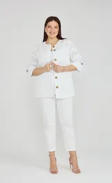 Sweter BONADI 2187 belyj