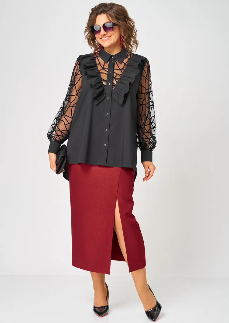 Blouse EVA GRANT #7174-1Vch