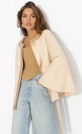 Жакет CHARUTTI Яркий эффект (с поясом)