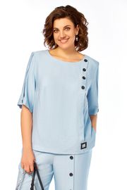 Костюм Ольга Стиль арт. С1022 голубой