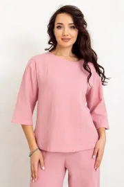 Blouse TOOK A LOOK & Angelika #TB-43m rozovoe oblako