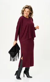 Suit Bagira Anta 1150 burgundi