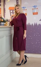 Sukienka NOVITA 1383 marsala