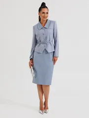 Suit Galean Style #987.1 goluboj