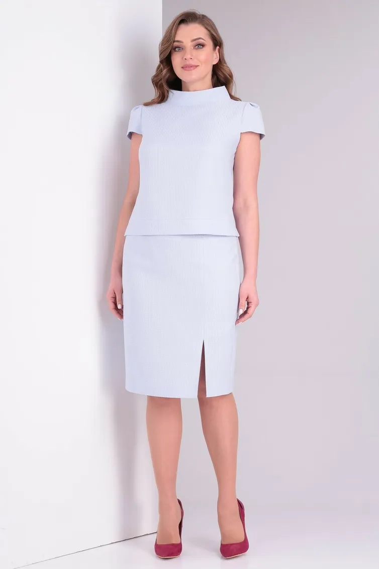 Костюм Vilena-fashion арт. 794 светло-голубой