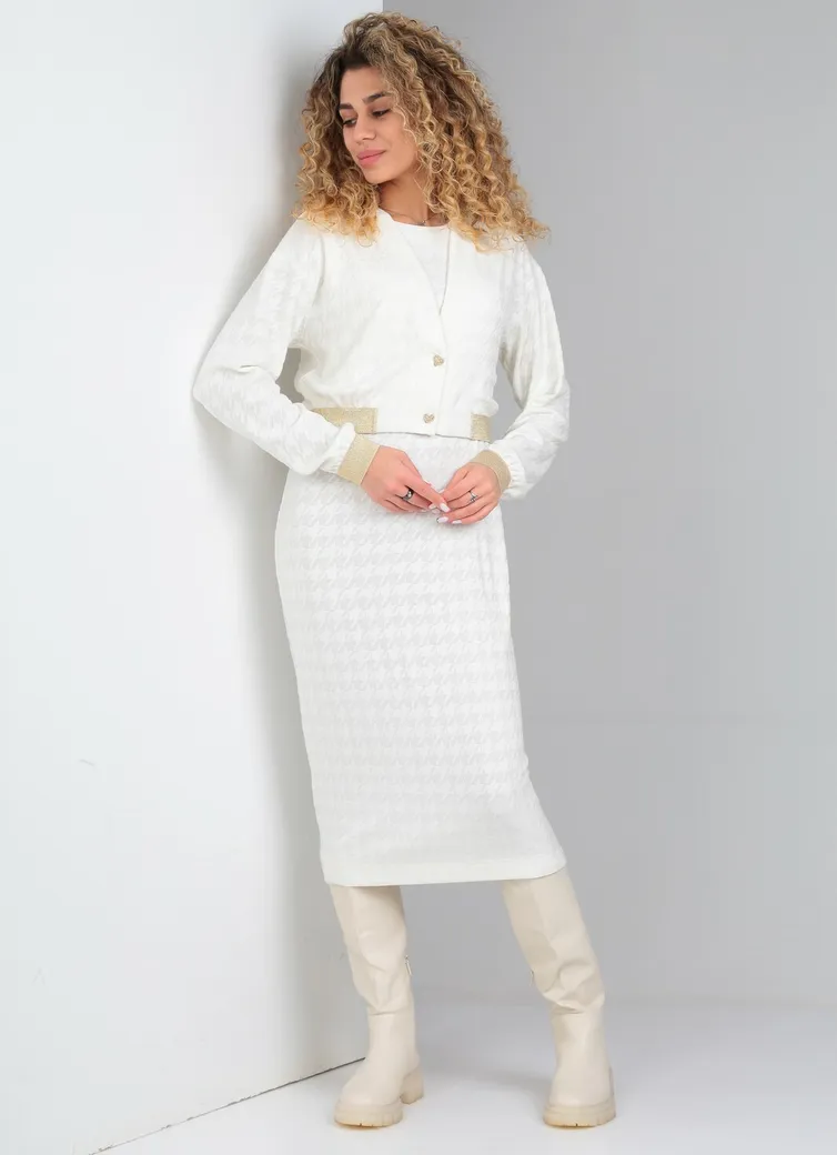 Костюм Vilena-fashion арт. 871 молочный