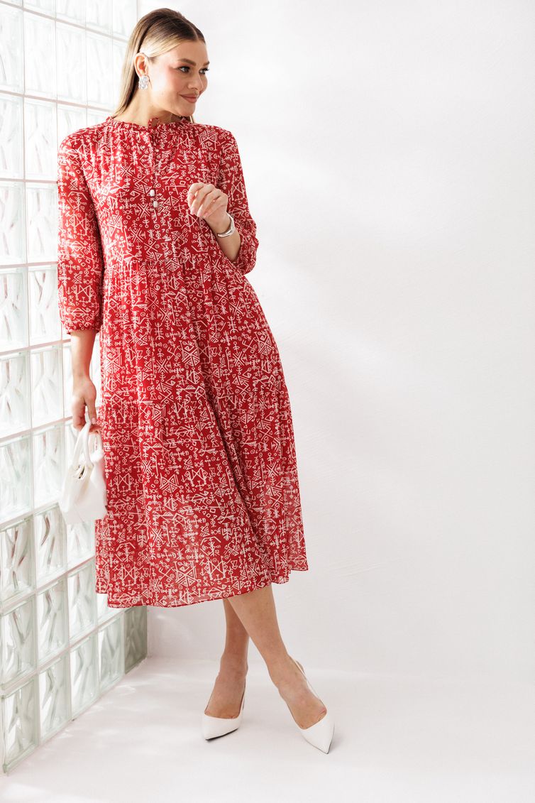 Sukienka Mubliz #290 krasnyj