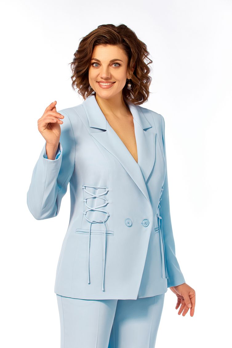 Костюм Ольга Стиль арт. С998 голубой