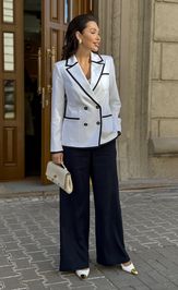 Костюм URS 24-447-1 синий,молочный