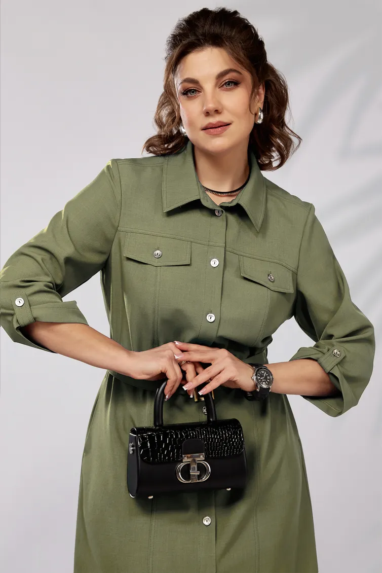 Платье LS арт. 3768 оливковый