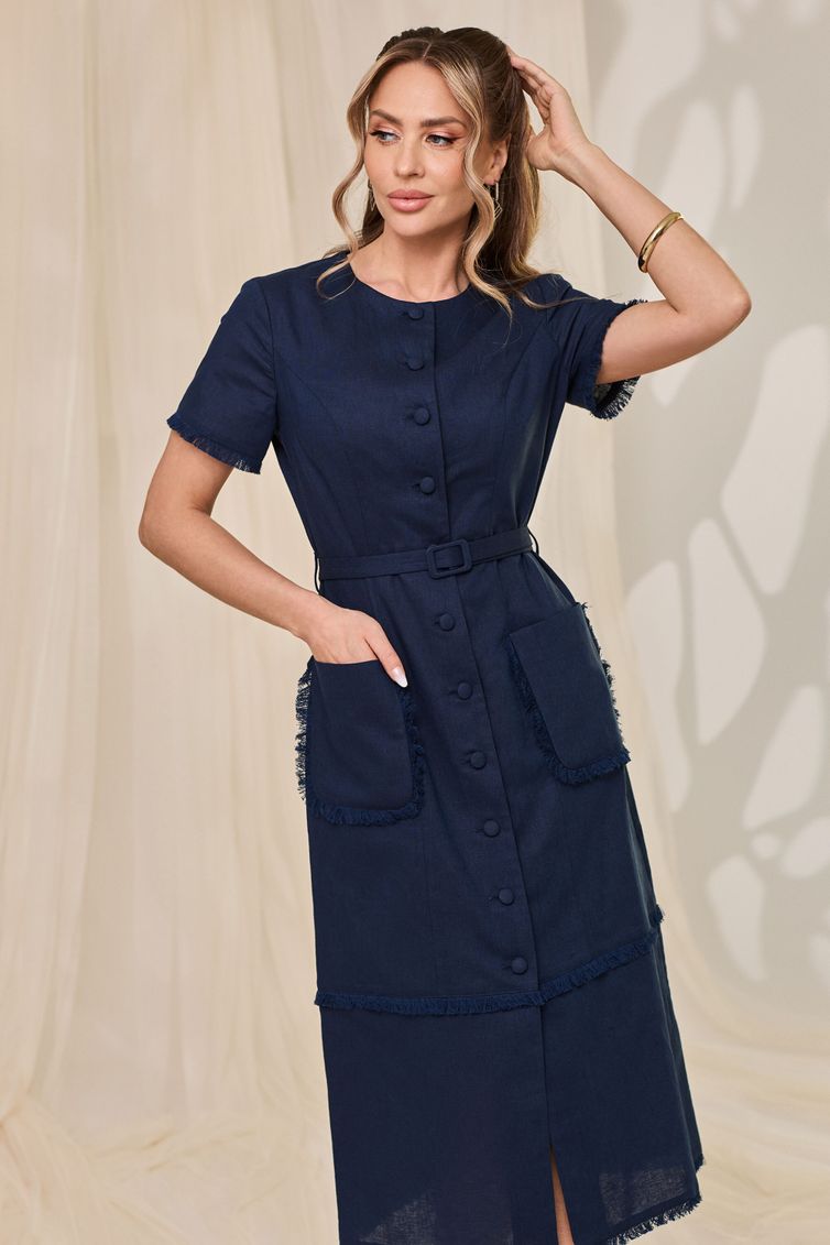 Sukienka Golden Valley #44281 temno-sinij