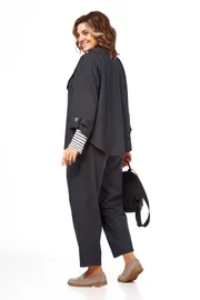Garnitur Olga Style #S1044 temno-sinij