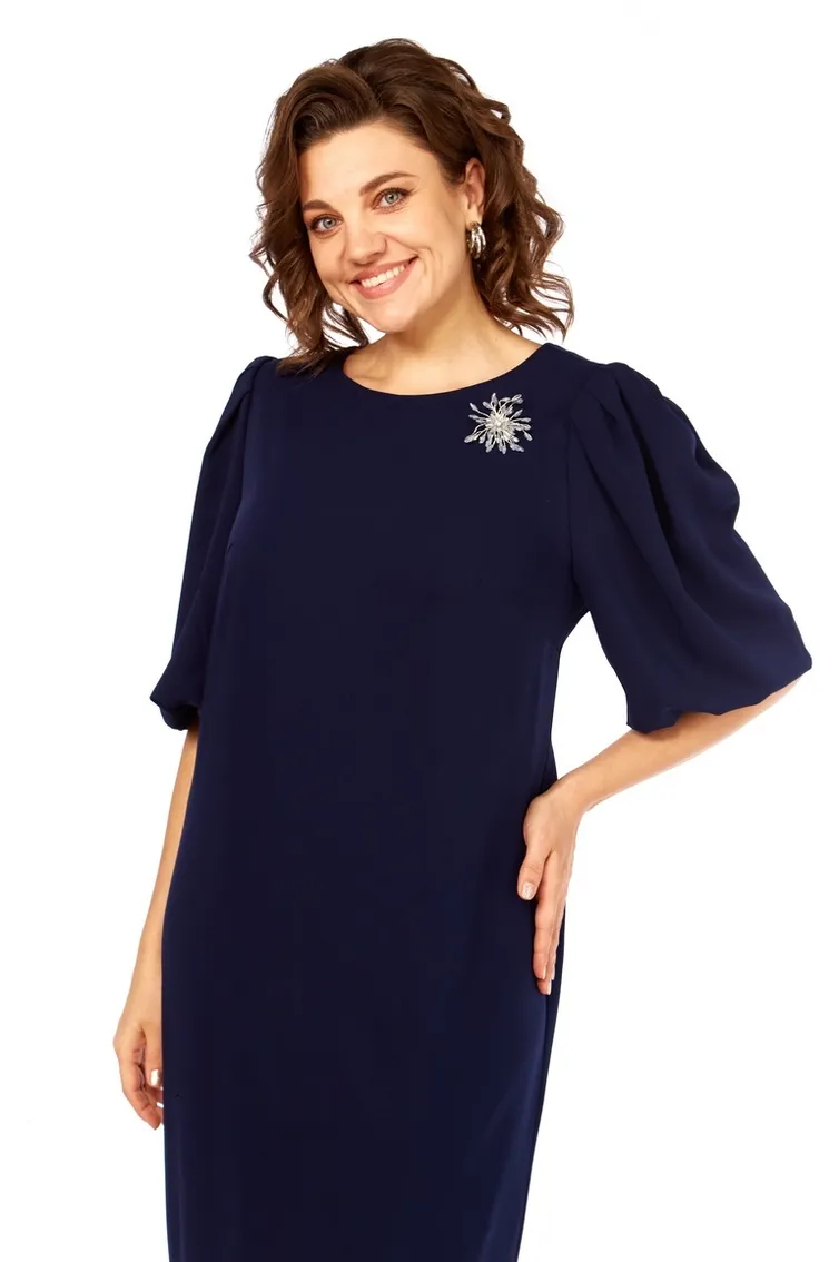Dress Milora #1421 sinij